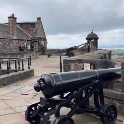 One O'Clock Gun auf dem Edinburgh Castle