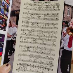 Words to their anthem so people can sing along