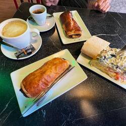 Breakfast for two. This cost €11.
