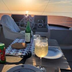 Abendessen auf der Fly
