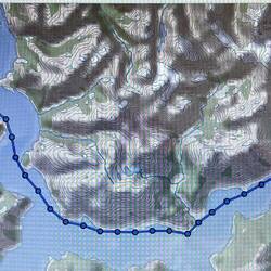 My Inreach track today.