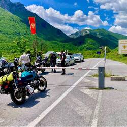 Grenze Montenegro - Albanien