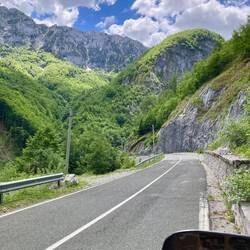 Die SH20 ist eine, der landschaftlich eindrücklichsten Strasse Albaniens