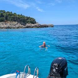 Anker geworfen und ab ins Wasser