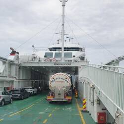 Stamattina piccola tratta in traghetto ⛴