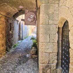 Street of the Knights, one of the historic areas of Old Town Rhodes