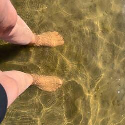 und das Wasser ist auch tatsächlich warm