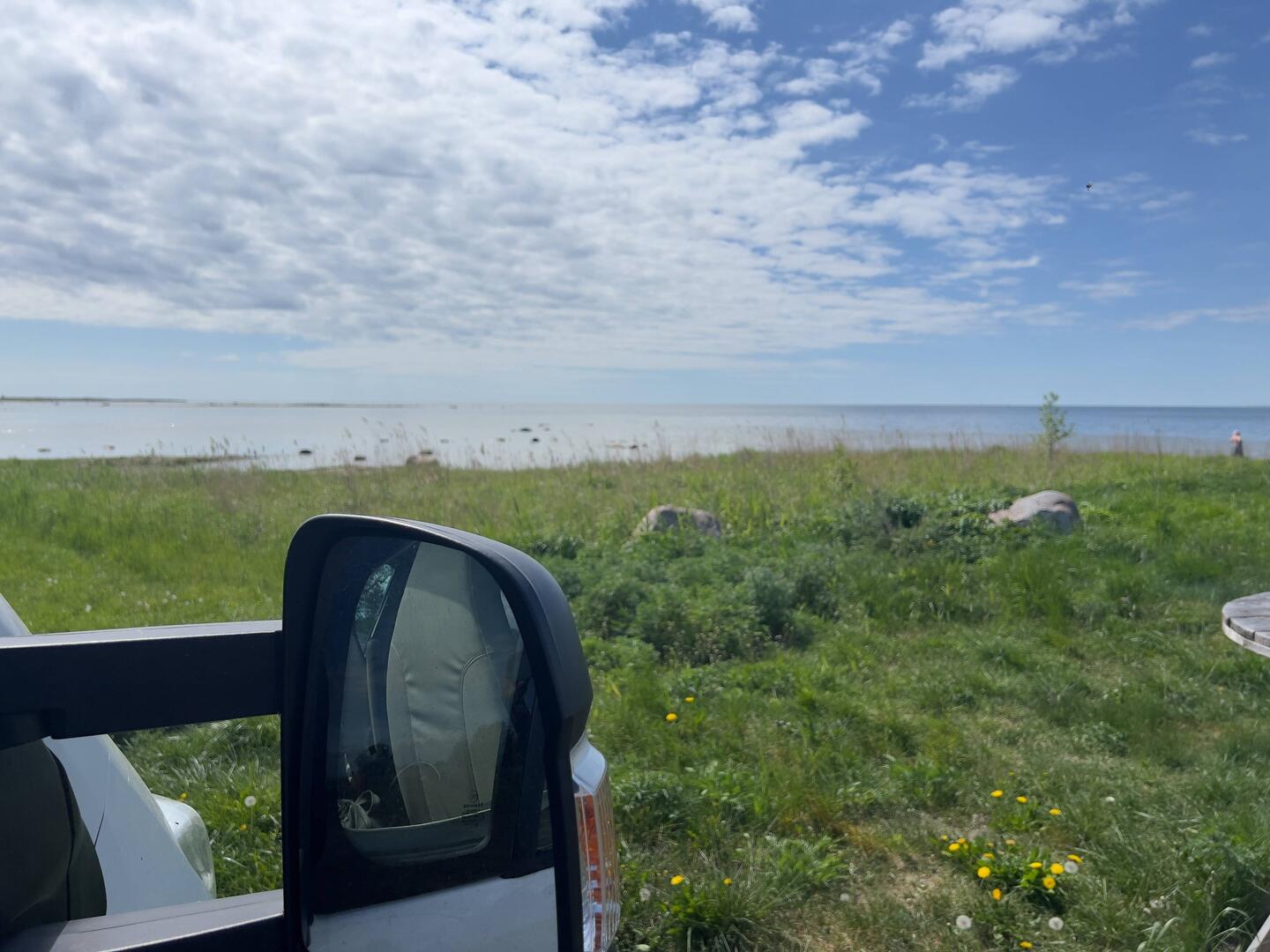 Tahkunranna Stellplatz direkt am Ostseestrand, näher dran geht nicht 😎