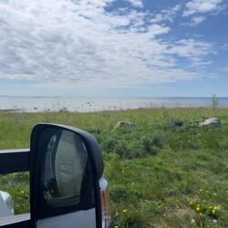 Tahkunranna Stellplatz direkt am Ostseestrand, näher dran geht nicht 😎