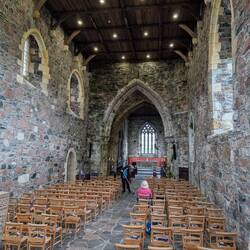 Abbey church interior
