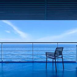 Reflets de bleus en adriatique
