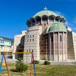 Une église orthodoxe comme il en existe beaucoup dans le sud de l'Albanie