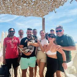Eight new friends plus a dog we all loved