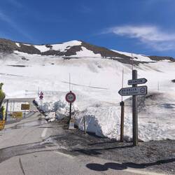 Der letzte Anstieg zum Galibier wurde uns leider verwehrt