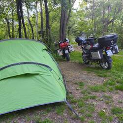 Das Ende eines Fahrtages - der Campingplatz in Briancon