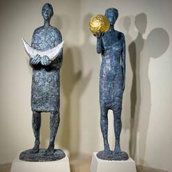 "Hemera & the Man Holding the Moon" by Cem Sağbil ... were installed in Paris.