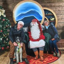 Da iser der einzige echt Weihnachtsmann!