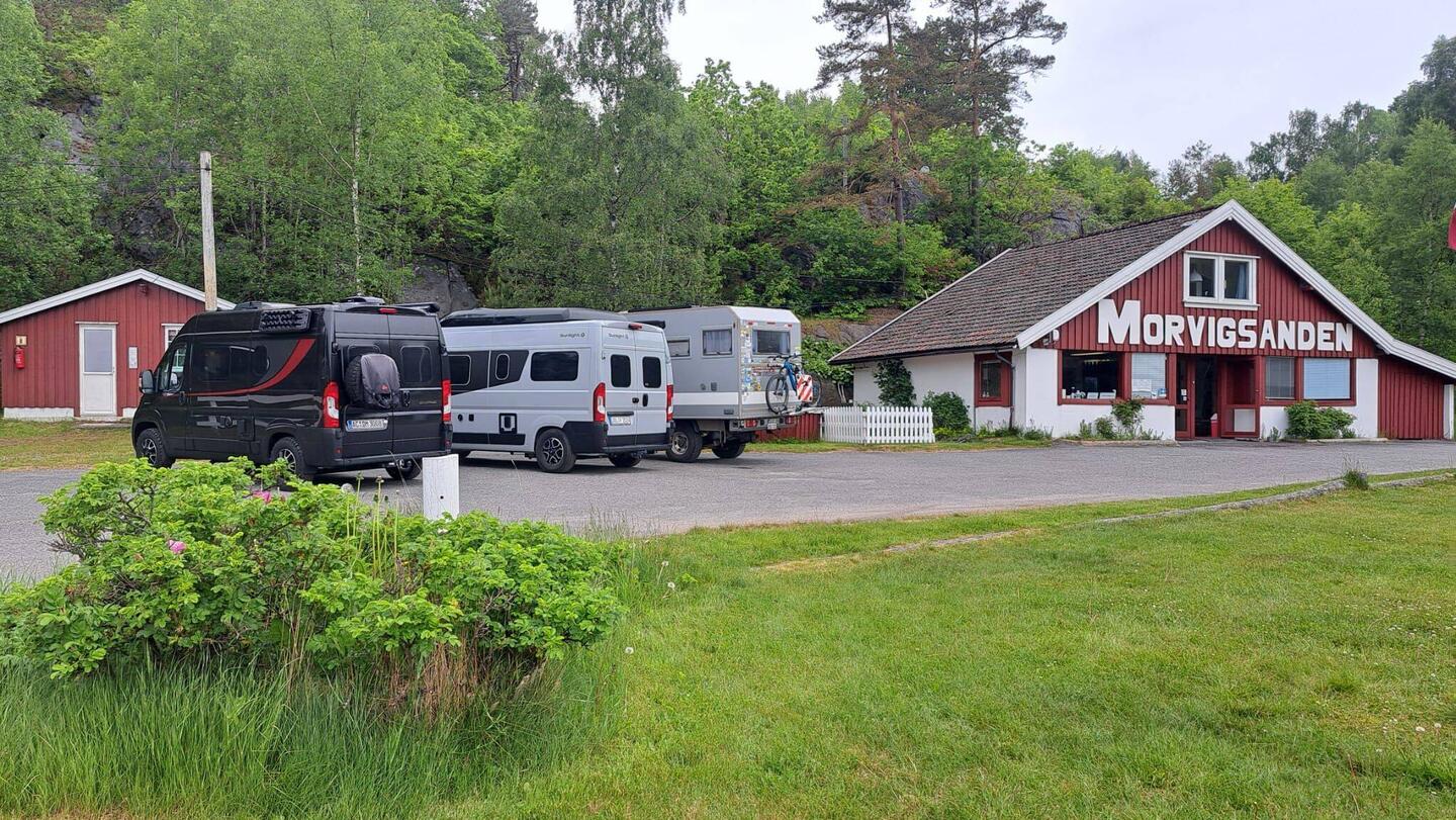 Unser erster Campingplatz in Norwegen