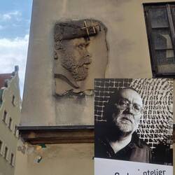 The artist and his self portrait