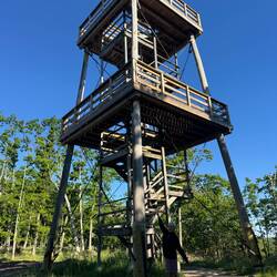 Mountain tower lookout, wash island