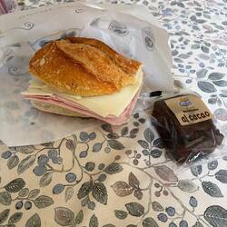 Went to the tiny store two doors down for a bocadillo for lunch.