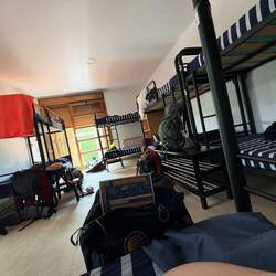 View from my bunk, which, thankfully, is on the bottom.