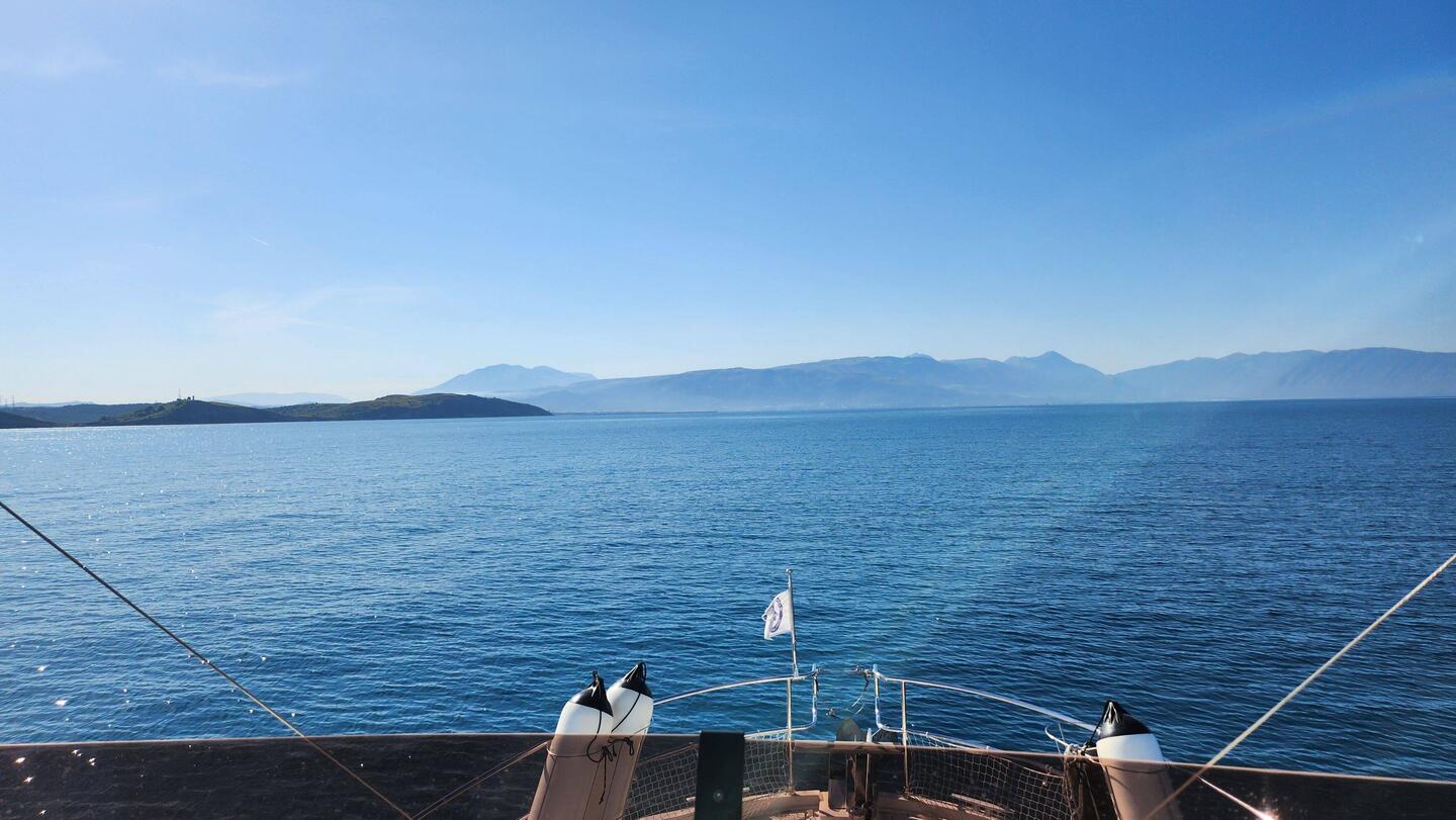 Einfahrt in die Bucht von Vlore