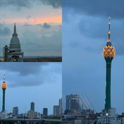 For the"light show" on the Tower, see 2023 link