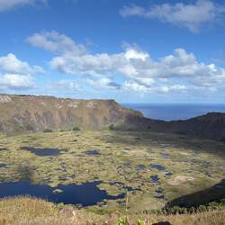 Volcano crater was so beautiful