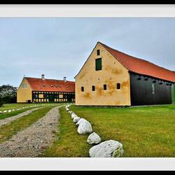 Gehöftgruppe am Rande von Skagen