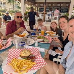 Last day lunch at the Callalou restaurant