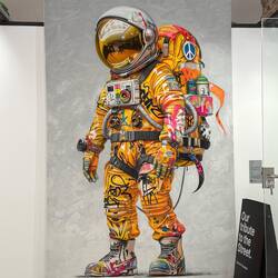 Street art in unusual places