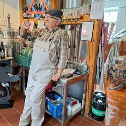 Der ehemalige Braumeister in Action