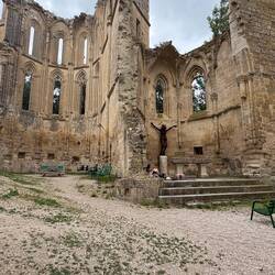 The ruins of the Monastery of San Anton, a short way outside Castrojeriz