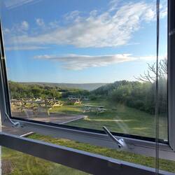Aussicht aus der Lounge in der Unterkunft😍