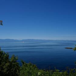 USA in zicht met stad Seattle