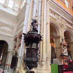 The altar and choir stalls. This place is sensory overload...way too much for our liking.