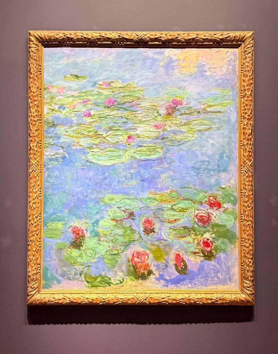 A post-Venice water lily painting I hadn't seen before