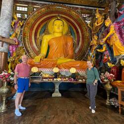 Proper facing for the Buddha- never looking at your back