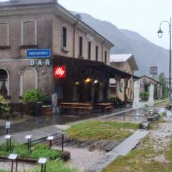 Bar in altem Bahnhof