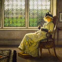 "Mrs. Dotohy" (J.A. Grimshaw) @ Arkas Sanat Alsancak — İzmir, Türkiye.