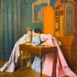 "The Long-Awaited Letter" (A. Toulmouche) @ Arkas Sanat Alsancak — İzmir, Türkiye.