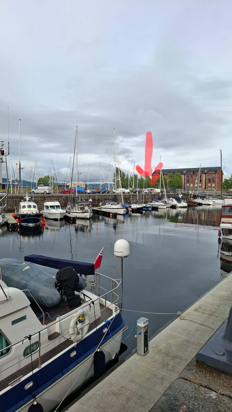 In der James Watt Dock Marina