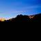 Assise, vue de ma chambre à la nuit tombante