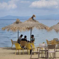 Die Strandbar hat aber ein paar Gäste