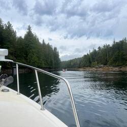 Following Little Joe into Rait Narrows
