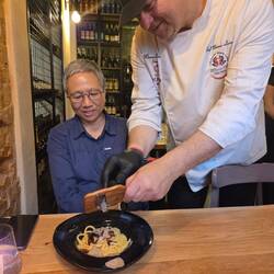 Chef Marino came out to speak to the patrons. Lovely man.
