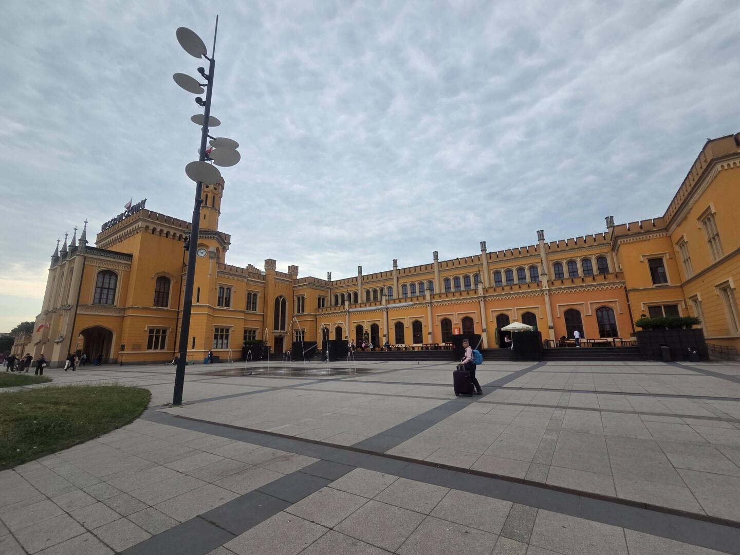 Train station in Wroclaw Glowny
