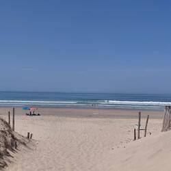 Grand Plage, Ile D'Oleron - we had it almost to ourselves at 1pm in the afternoon