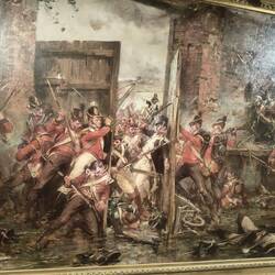 Scots guard cavalry museum- holding of the gate, Waterloo